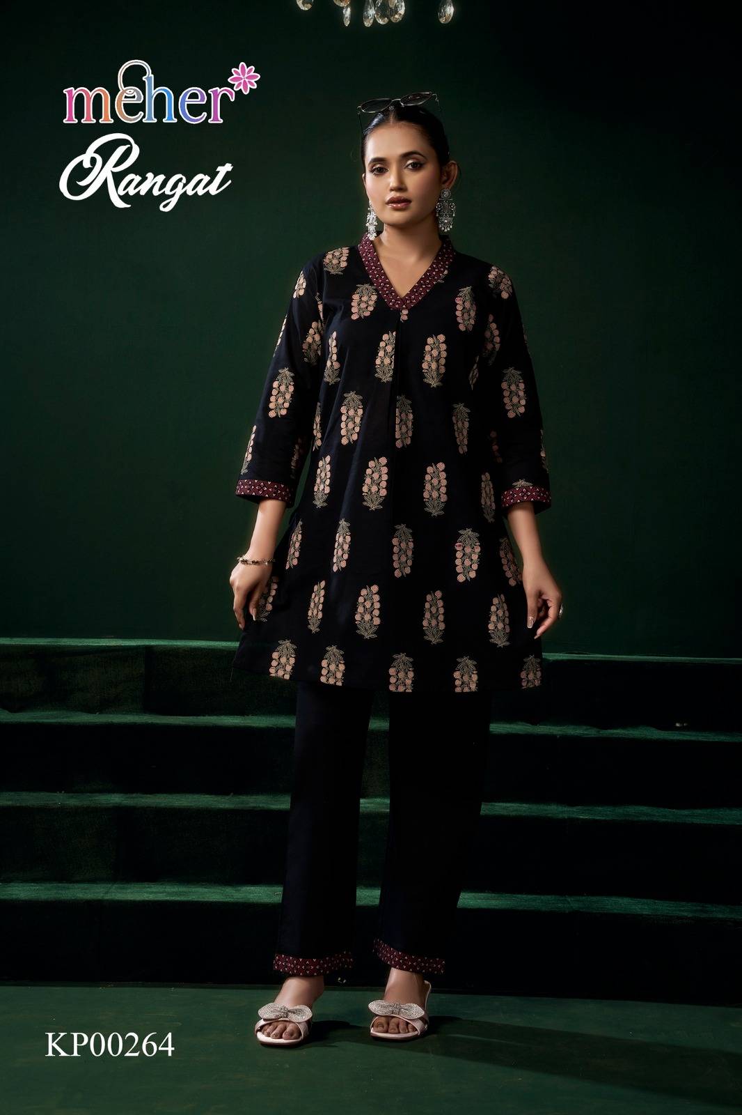 MEHER COTTON FLEX PRINTED CO-ORD SET WHOLESALE INDIA